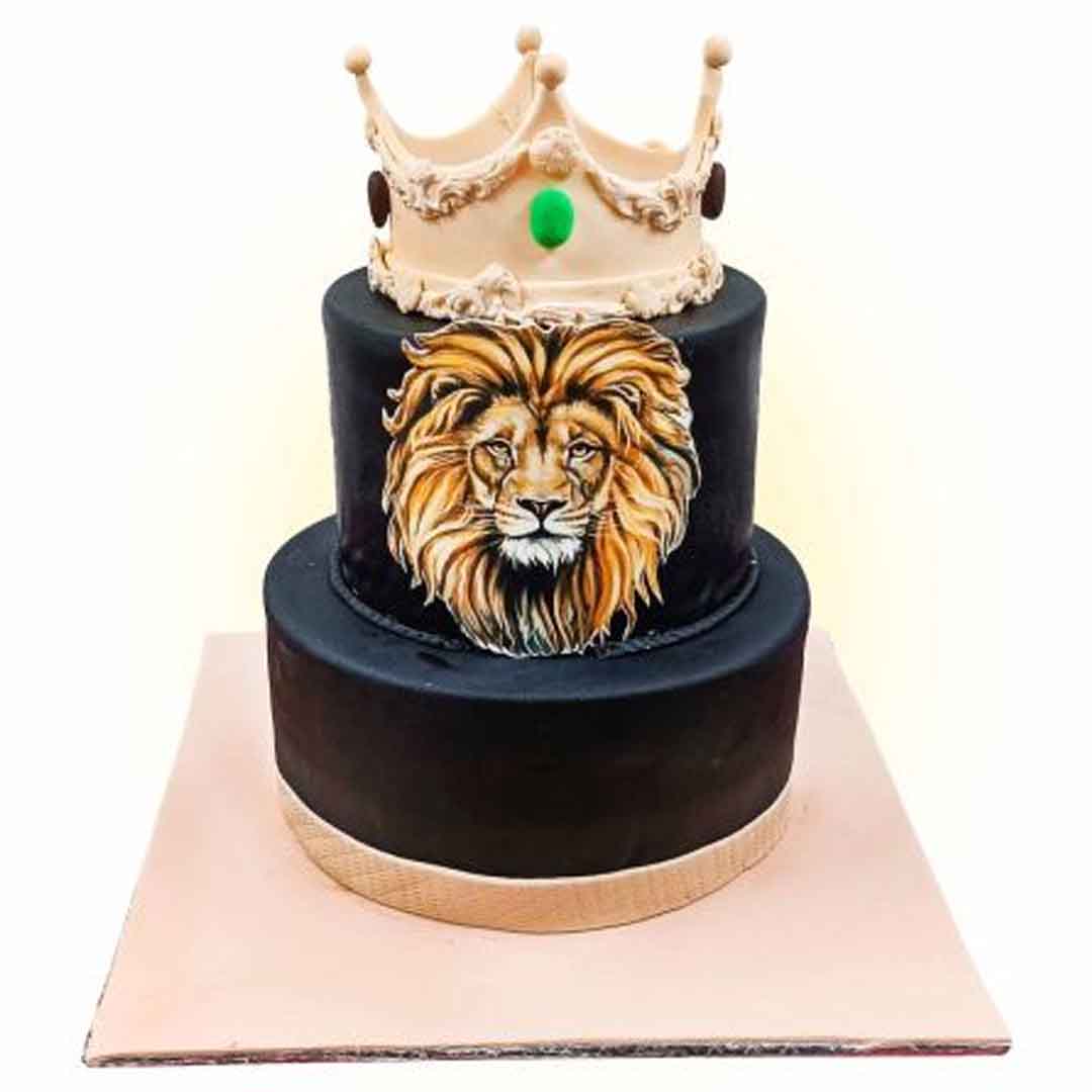 Colorful Lion Birthday Theme Cake - Cake Square Chennai | Cake Shop in  Chennai